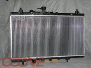 Радиатор охлаждения Geely MK/ MK Cross/Otaka (под два вентилятора) (уценка)